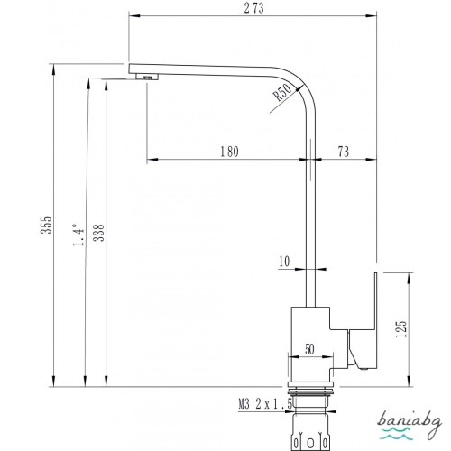 Кухненски смесител ICF 7107018C ТЕМПИКО Кухненски смесител ICF 7107018C ТЕМПИКО