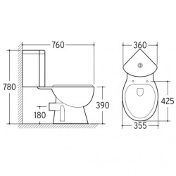 Моноблок ICC 7636P RIMLESS