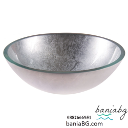 Стъклен умивалник ICG 042SILVER