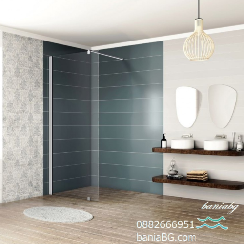 Стъклен параван КАРЛИ Inter Ceramic ICS 113TR/120 NANO - комфорт и естетика в банята