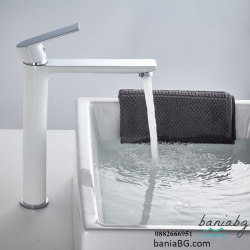 Смесител за умивалник ICF 1180505 ХАНА WHITE