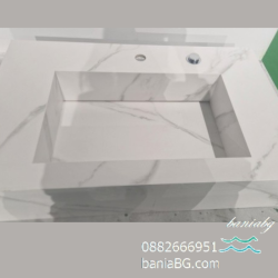 Умивалник от кварц  ICL 12049/80W PIETRA"