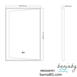 Огледало за баня с вградено осветление  ICL 1817