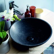 Умивалник от камък за плот ICL 4011BL