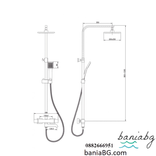 Тръбно окачване ICT 6401C