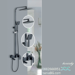 Тръбно окачване  ICT 8866MB ЯСМИНА BLACK