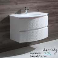 Долен конзолен PVC шкаф за баня ICP 8055 W