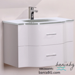 Долен конзолен PVC шкаф за баня ICP 8080W