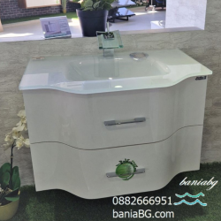 Долен конзолен PVC шкаф за баня ICP 8080W