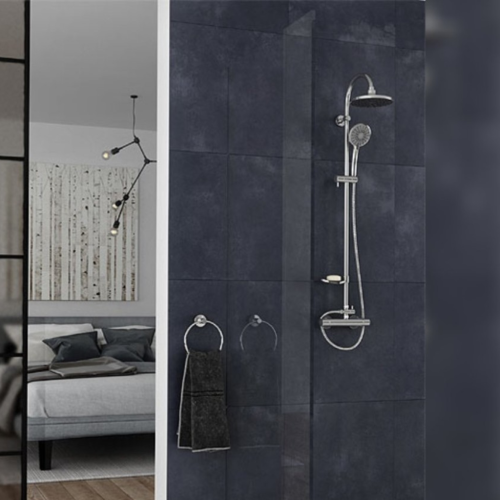 Душ комплект FERRO NP71-TRM7U с тръбно окачване