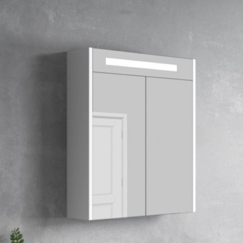 Горен огледален PVC шкаф Inter Ceramic ICMC 4650 - 80CM с LED