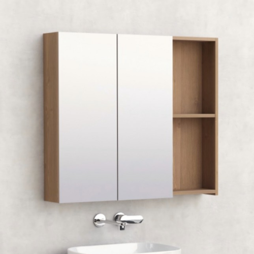 Горен огледален PVC шкаф Inter Ceramic ICMC 8014-70 - компактно решение с изискан дизайн – стенен PVC шкаф за баня Горен огледален PVC шкаф Inter Ceramic ICMC 8014-70 - компактно решение с изискан дизайн – горен шкаф за баня с огледало и рафтове