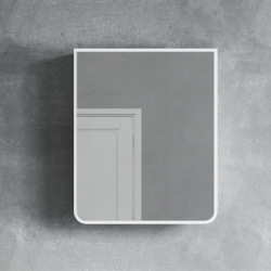 Горен огледален PVC шкаф за баня Inter Ceramic ICMC 1045 55 – компактно решение с модерен дизайн