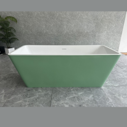 Вана Inter Ceramic ICSH LB 1680 LG – Елегантна зелена свободностояща вана за стилна и модерна баня