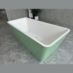 Вана Inter Ceramic ICSH LB 1680 LG – Елегантна зелена свободностояща вана за стилна и модерна баня