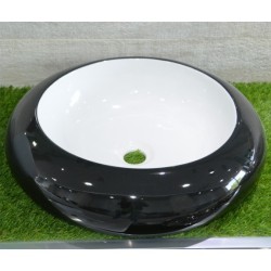 Порцеланов умивалник за плот ICB 010 B&W