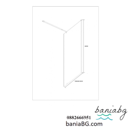 Стационарен параван Inter Ceramic ICS 113GG/90 NANO – Елегантен и лесен за поддръжка