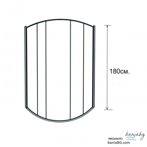 Душ кабина ICS 285TS NEW 90*90 EASY ASSEMBLE Душ кабина ICS 285TS NEW 90x90 EASY ASSEMBLE - удобство и елегантност