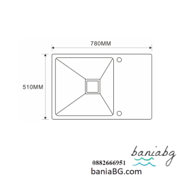 Кухненска мивка алпака ICK 7951B