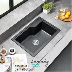 Кухненска гранитна мивка ICGS 8315 BLACK