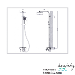 Тръбно окачване  ICT 8866BS