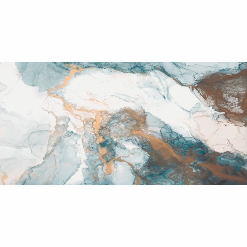 Гранитогрес 60/120 Fluid Aqua – Varmora – гранитогрес в аква тонове с гланцова повърхност