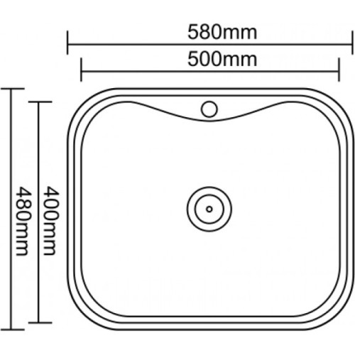 Кухненска мивка алпака ICK 5848 Кухненска мивка алпака ICK 5848