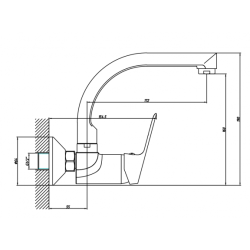 Кухненски смесител  LINNI ICF 5108152 7313