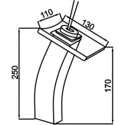 Смесител за умивалник  ICF 7550273 Орекио