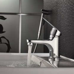 Смесител за умивалник с БИДЕТНА слушалка  ICF 1411123 "ALFI"