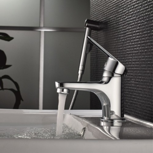 Смесител за умивалник с БИДЕТНА слушалка  ICF 1411123 "ALFI"