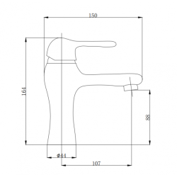 Смесител за умивалник ICF 1008873 " DEYA "