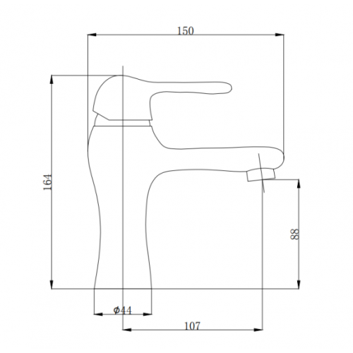 Смесител за умивалник ICF 1008873 " DEYA " Смесител за умивалник ICF 1008873 " DEYA "