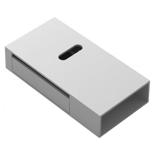 Мебел за баня с чекмеджета с панти BLUM с умивалник ICP 8029 / 3861G Долен конзолен PVC шкаф за баня от влагоустойчив материал с модерен дизайн