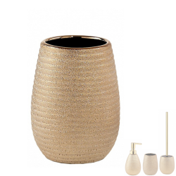 Чаша за четки за зъби Astrid Oro - изискан златен стил