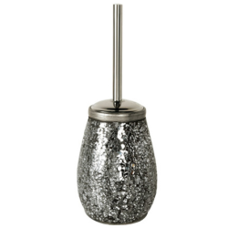 Четка за WC Myosotis – GEDY - изискан сребърен аксесоар за баня