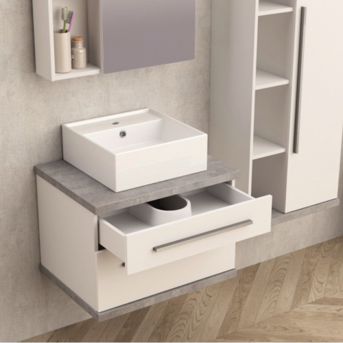 Долен конзолен PVC шкаф за баня Inter Ceramic ICP 6144-1