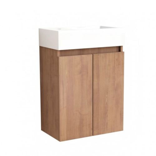 Долен конзолен шкаф за баня Inter Ceramic 4241-КТ с умивалник