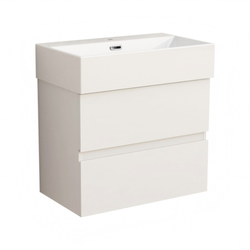 Долен конзолен шкаф за баня Inter Ceramic 5845W + УМИВ. 6036W