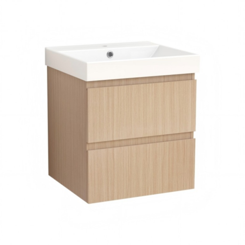 Долен конзолен PVC шкаф Inter Ceramic 6037-50+УМИВ. 5953W-51CM