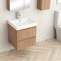 Долен конзолен PVC шкаф Inter Ceramic 6039-50 BELLINI – изчистен дизайн и практичност