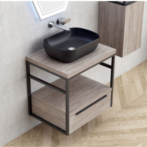 Inter Ceramic ICP 6056-020 КАЛИТЕА - Долен конзолен PVC шкаф за баня Долен конзолен PVC шкаф Inter Ceramic ICP 6056-020 КАЛИТЕА
