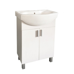 Долен стоящ шкаф за баня Inter Ceramic ICP 5544 - практичен шкаф за малки и средни бани