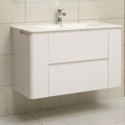 Долен конзолен PVC шкаф за баня Inter Ceramic ICP 10046 – перфектен баланс между дизайн и функция