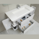 Долен конзолен PVC шкаф за баня Inter Ceramic ICP 10046 – перфектен баланс между дизайн и функция – модерен PVC шкаф за баня Долен конзолен PVC шкаф за баня Inter Ceramic ICP 10046 – перфектен баланс между дизайн и функция