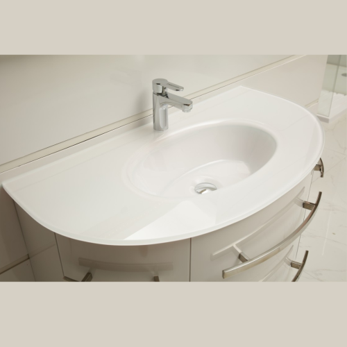 Долен конзолен PVC шкаф за баня Inter Ceramic ICP 11053 2 - компактност и изискан вид