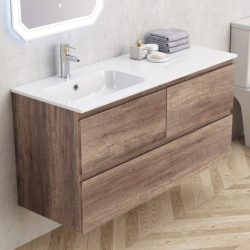 Долен конзолен PVC шкаф за баня Inter Ceramic ICP 12061 - стилен и функционален