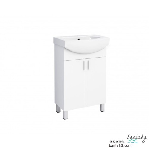 Долен стоящ PVC шкаф за баня ICP 5535 + 4255