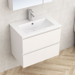 Долен конзолен PVC шкаф за баня Inter Ceramic ICP AKADIA-60 6038-60W С УМИВ. 5953W-2NEW