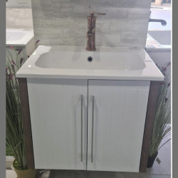 Долен конзолен PVC шкаф за баня Inter Ceramic ICP 6450 – практично и модерно решение